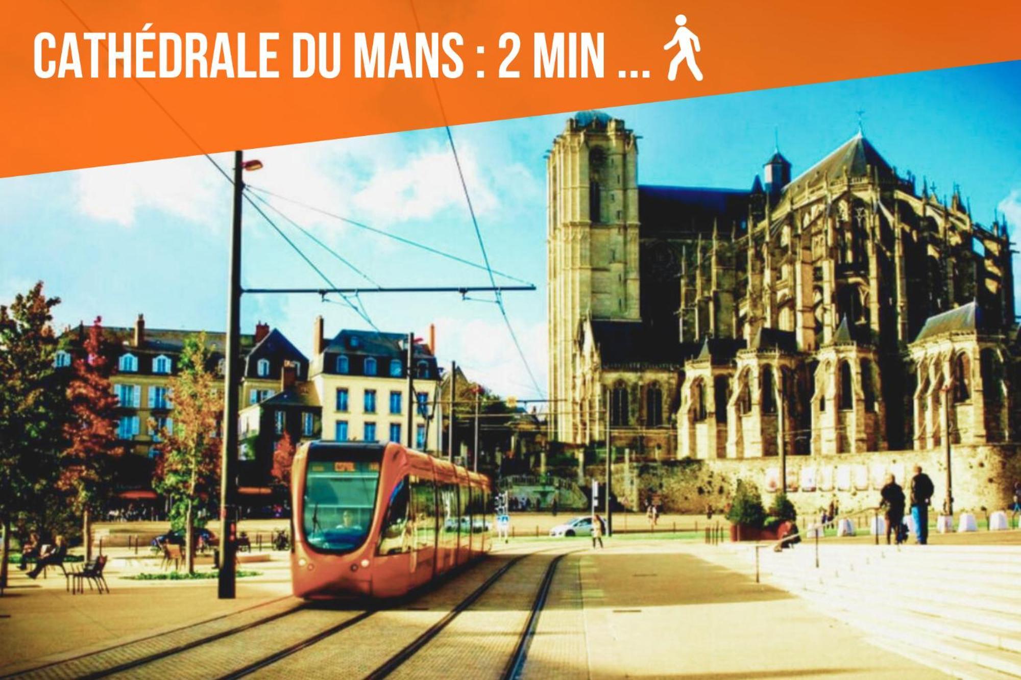 Le Mans City Sweet & Home - Climatise - Netflix - Wifi Fibre - Parking - Proche Circuit Des 24H & Centre-Ville - Accordhebergementconciergerie Eksteriør billede